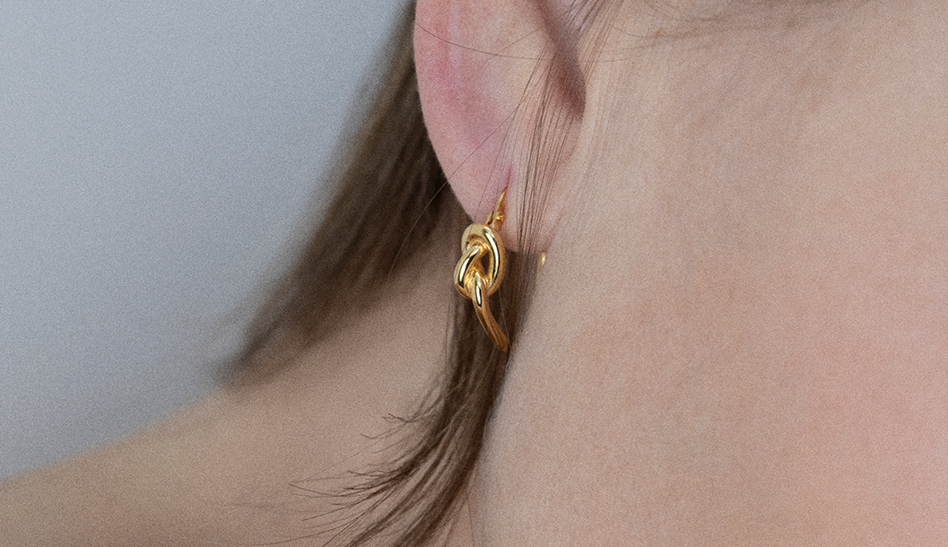 Aretes aro minimalistas y argolas en plata y oro - joyería portuguesa CINCO