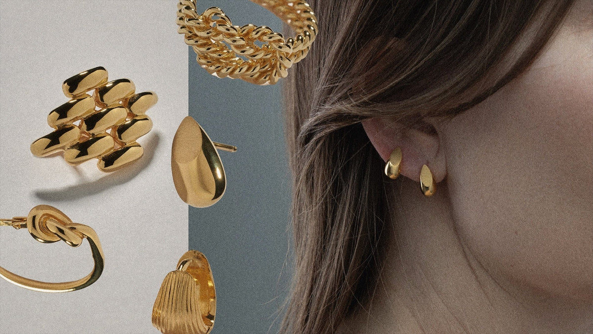 Artesanía de joyería portuguesa - joyería hecha a mano de plata y oro CINCO