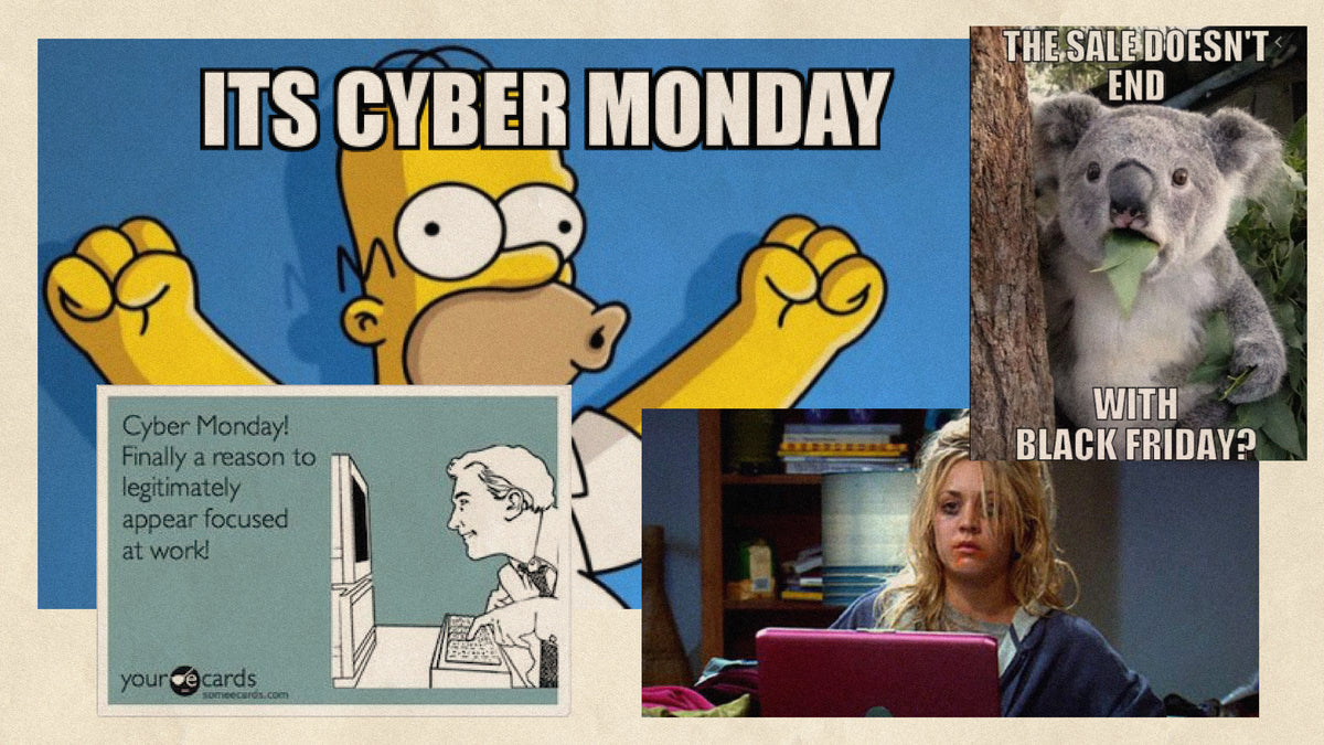 Funny memes for Cyber Monday showcasing shopping humor and excitement for best Cyber Monday memes.