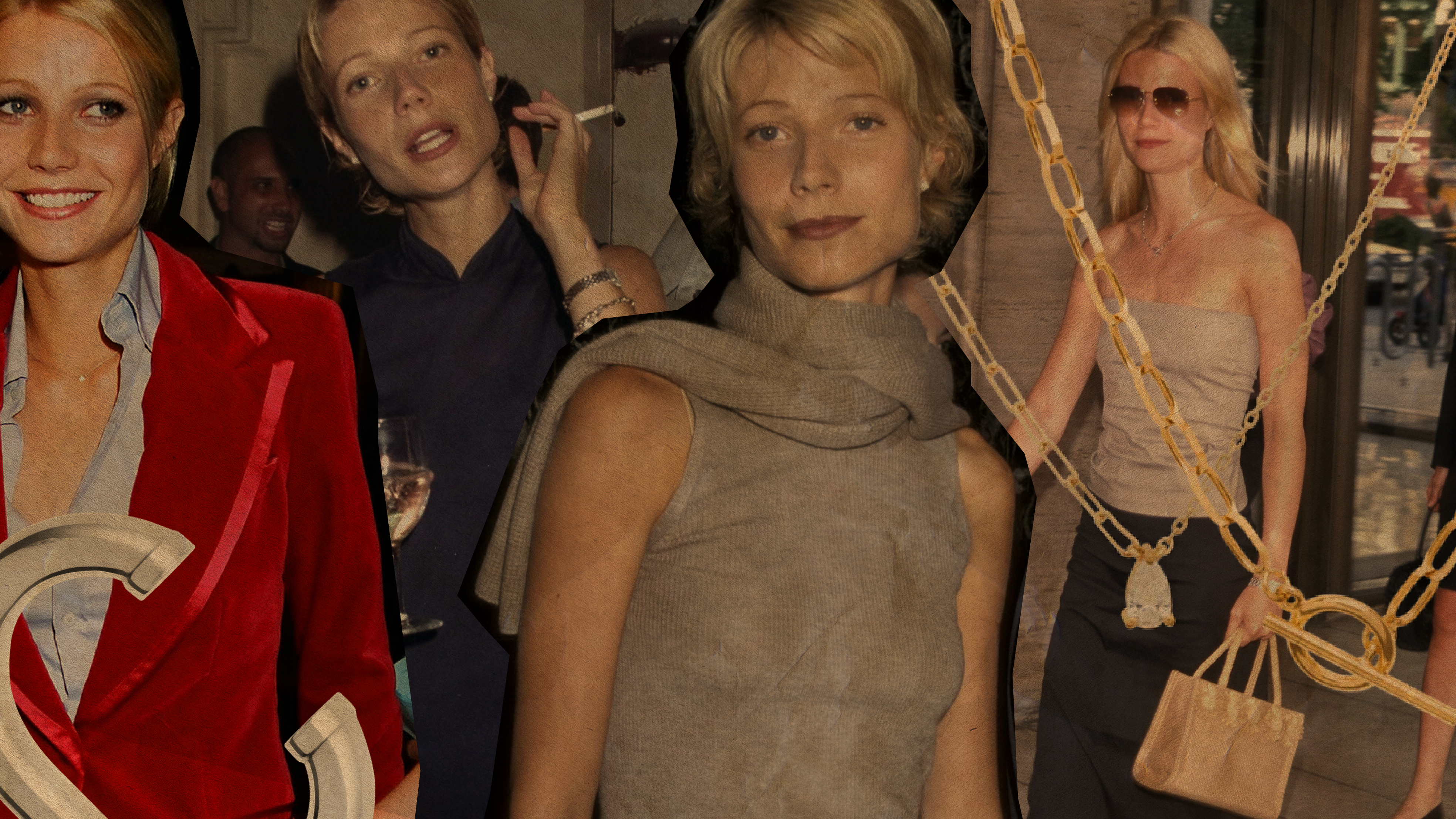 gwyneth paltrow at '90s could be our minimalism with a twist from CINCO inspo