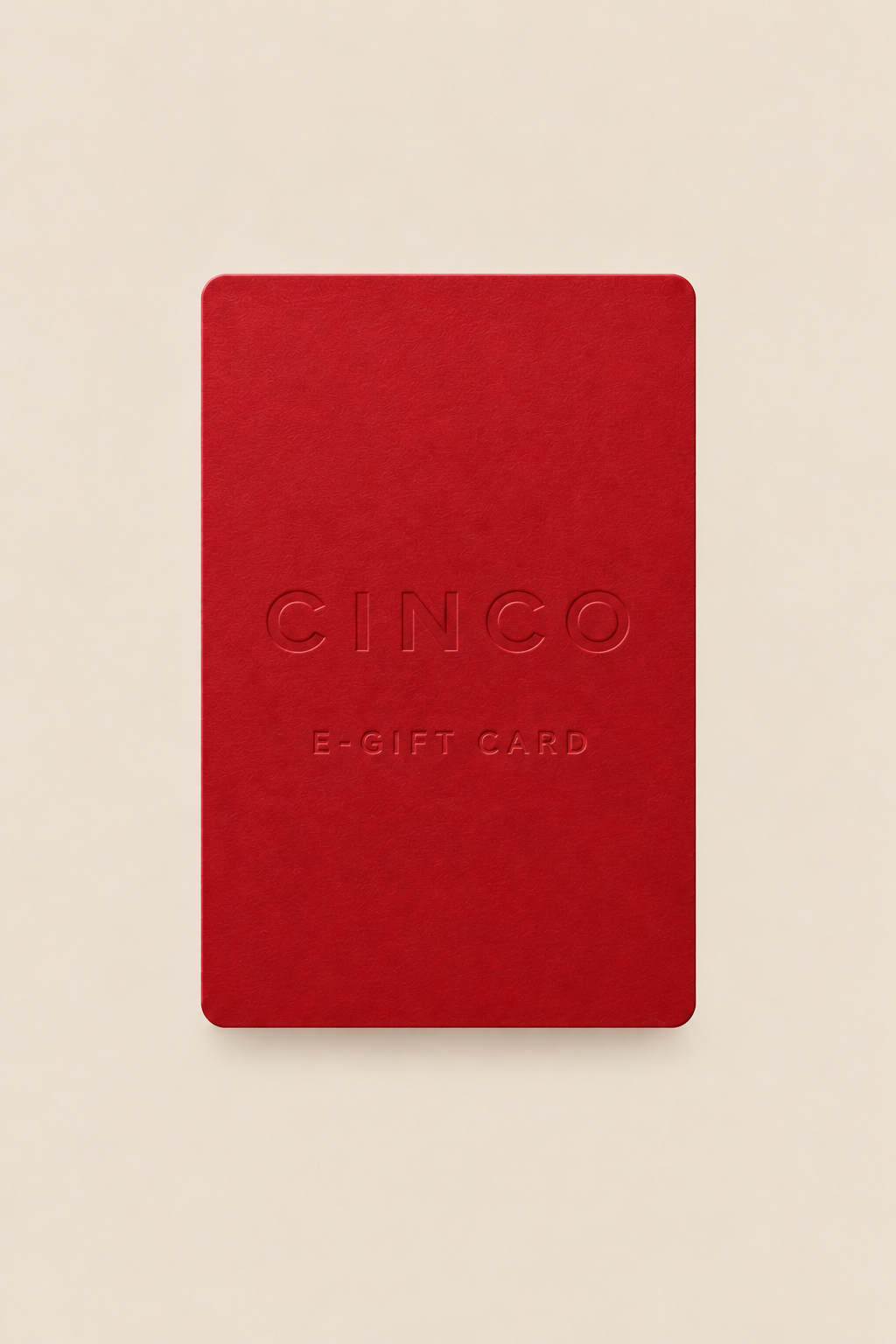 CINCO E-Gift Card