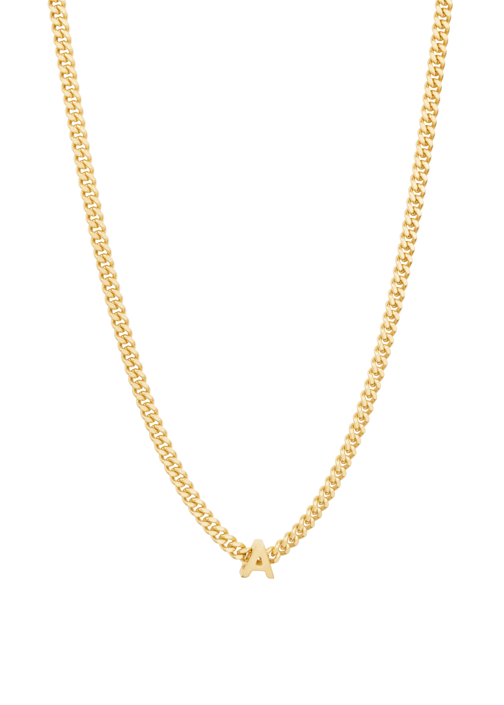alphabet collar con colgante A