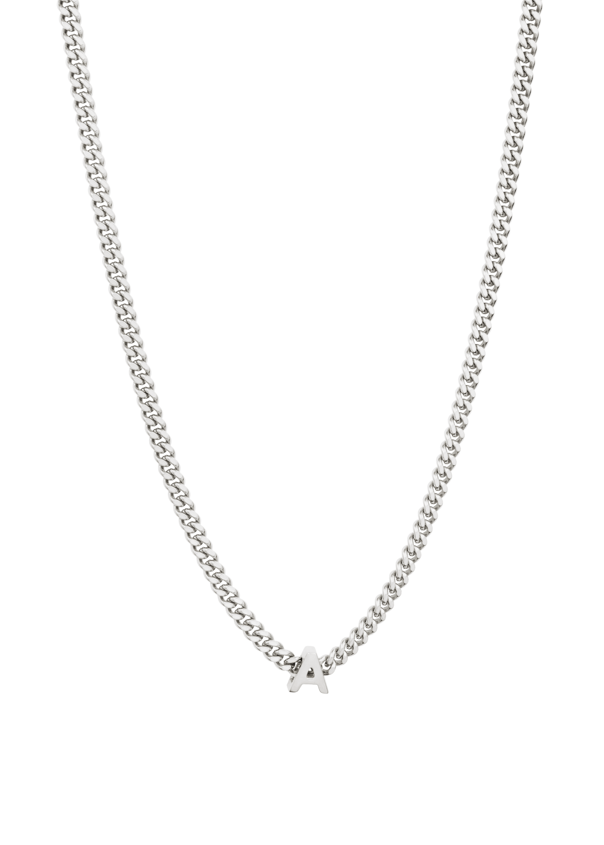 alphabet necklace with pendant A Necklaces