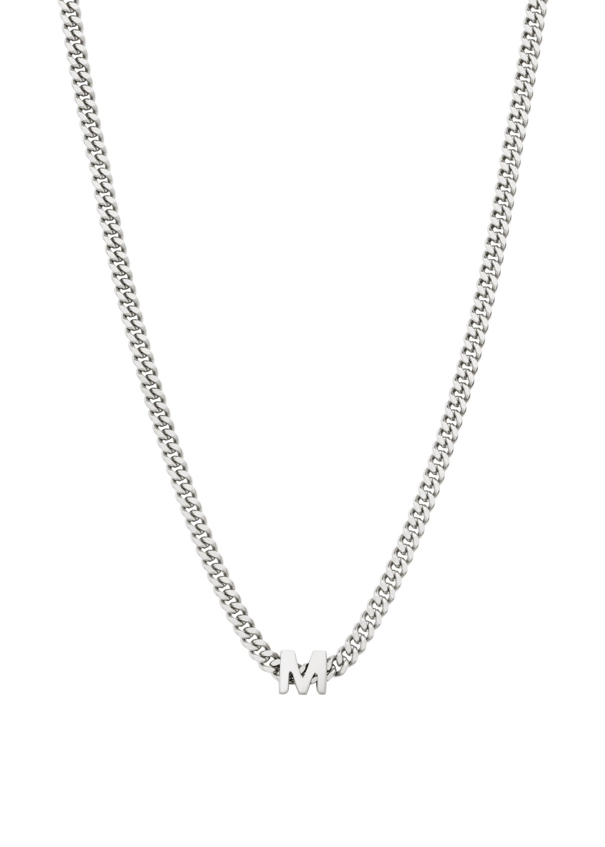 alphabet necklace with pendant M Necklaces