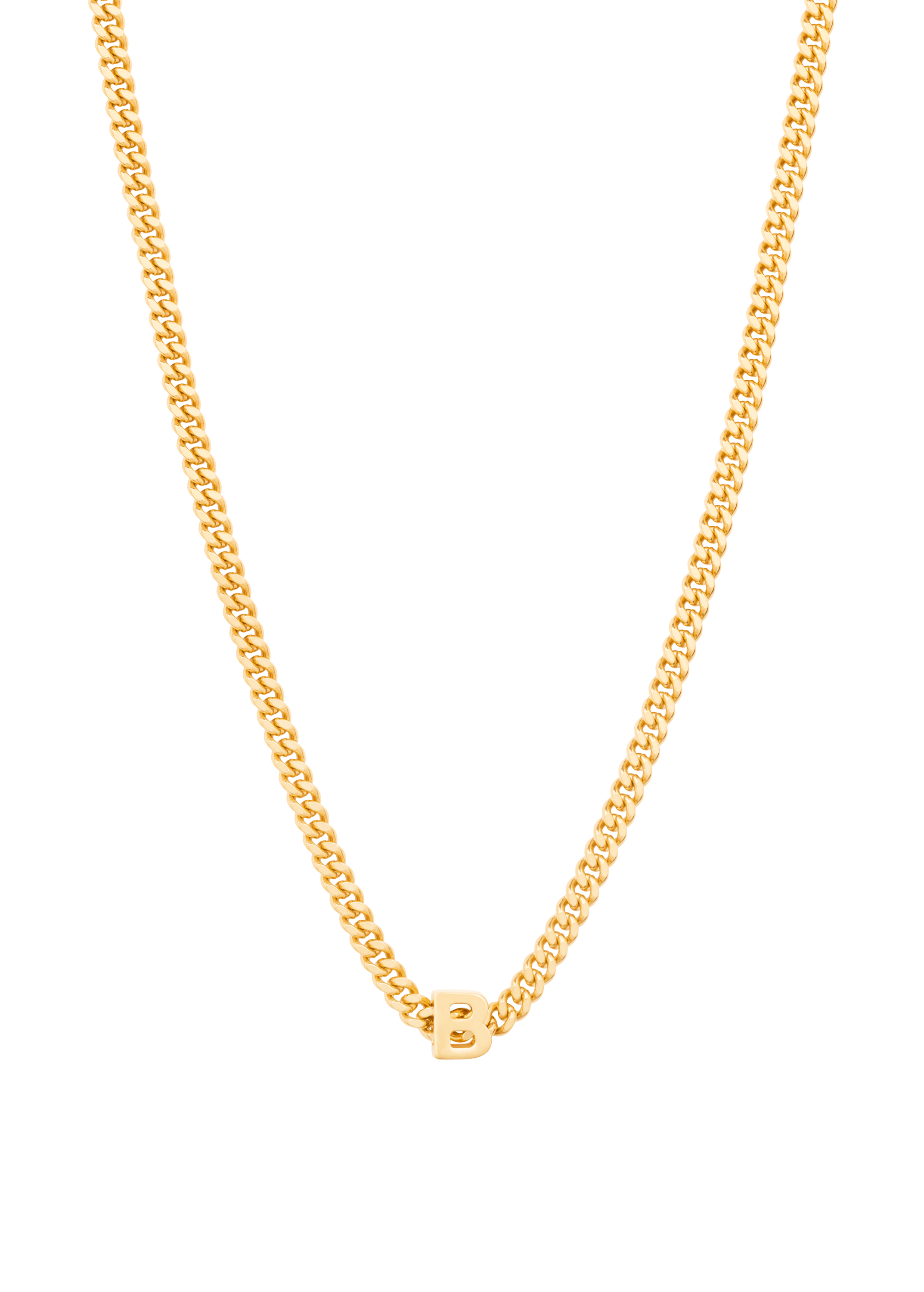 alphabet collar con colgante B