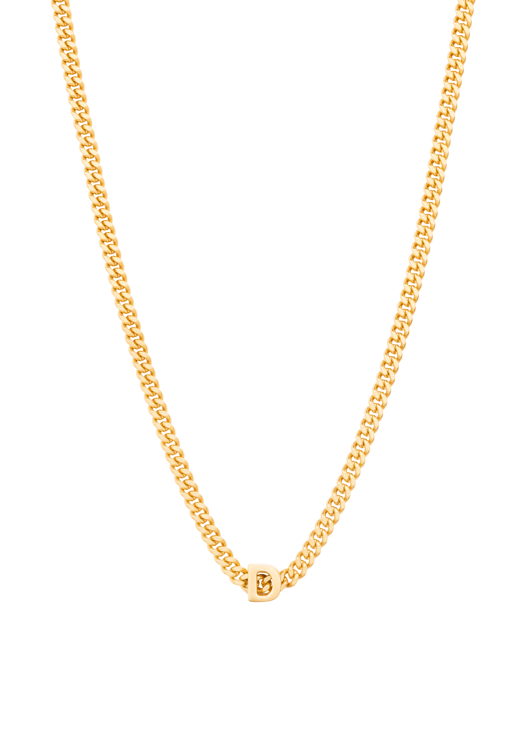 alphabet collar con colgante D