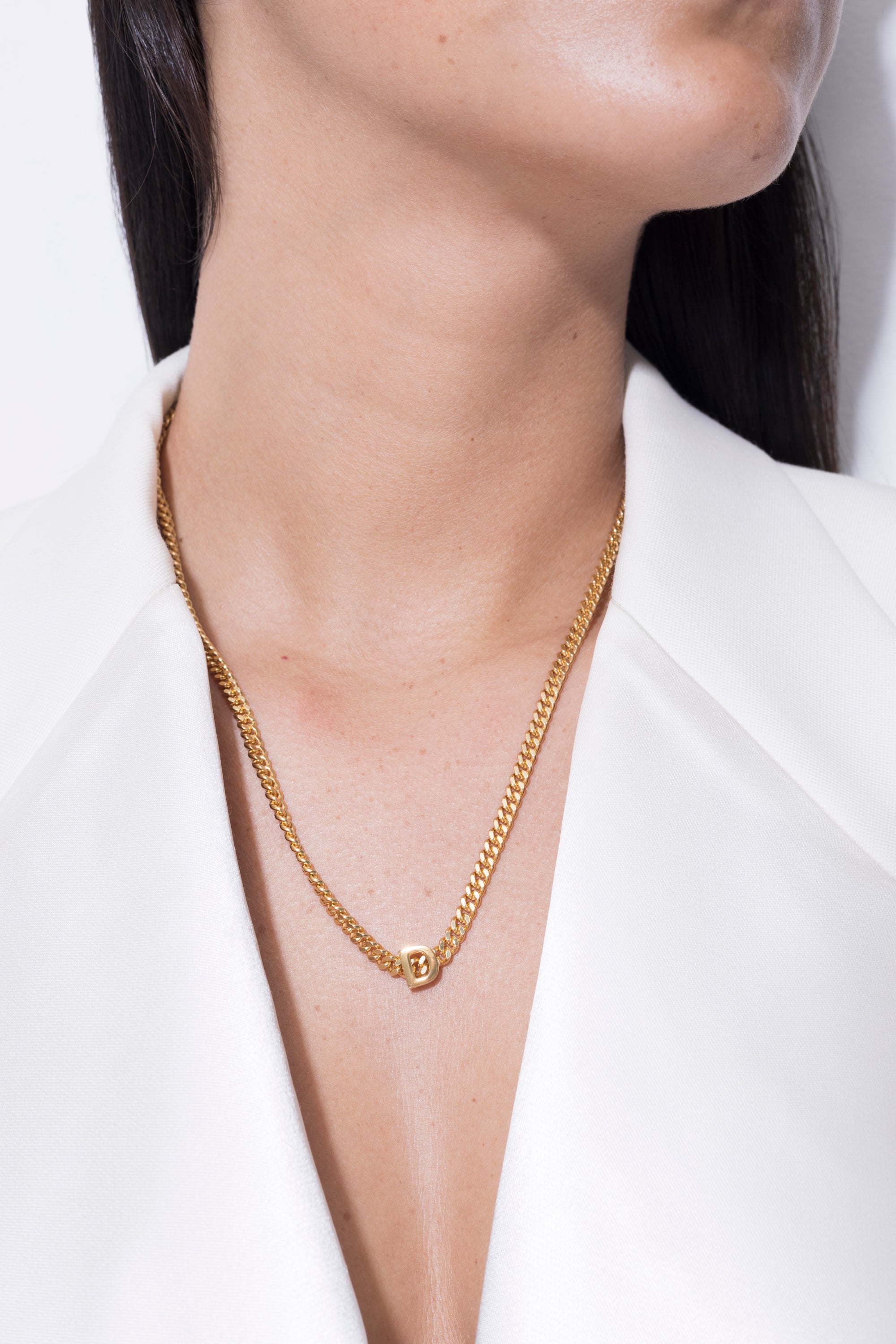 alphabet collar con colgante D