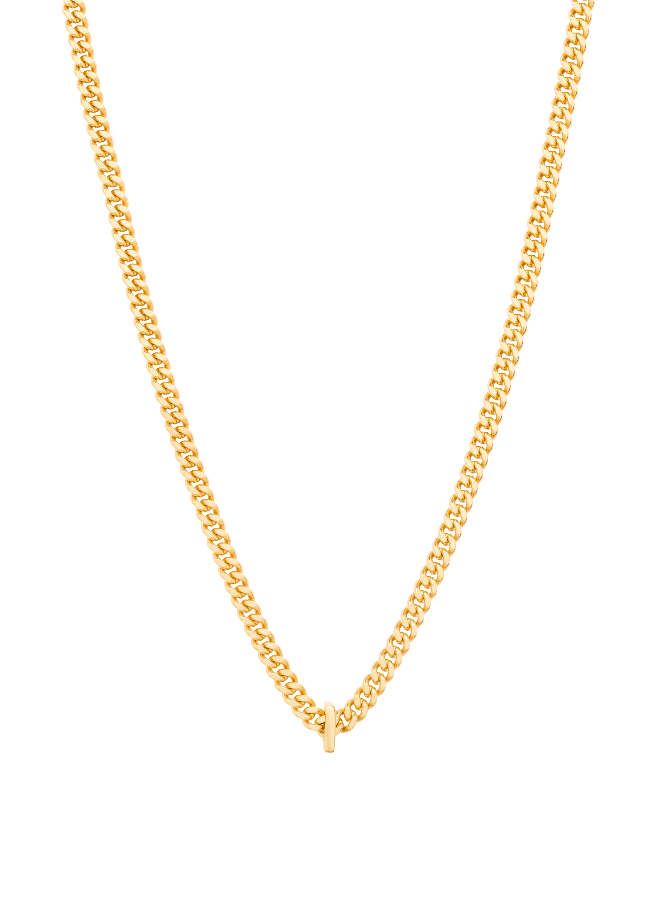 alphabet collar con colgante I