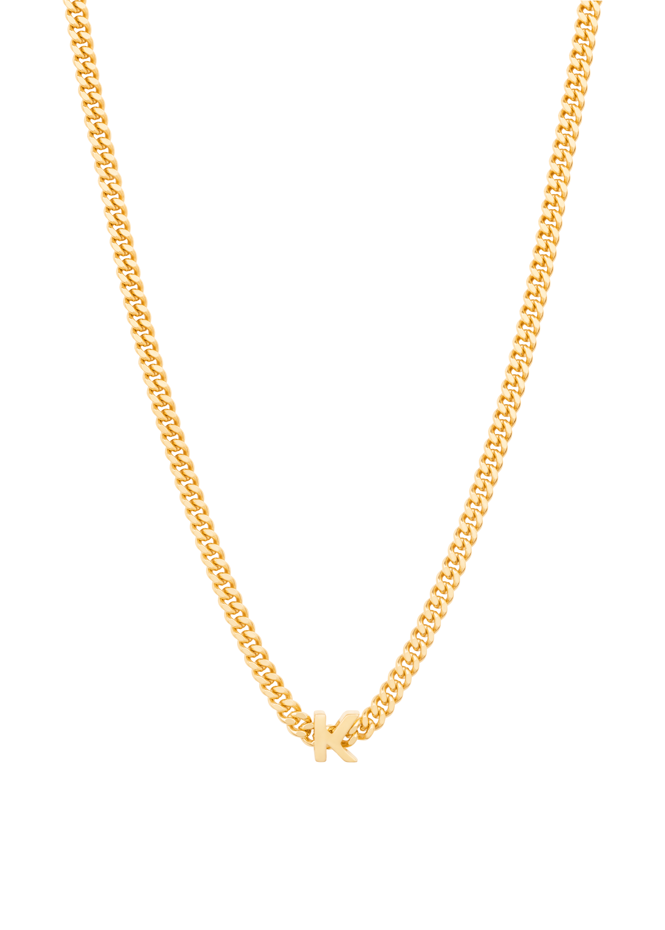 alphabet collar con colgante K