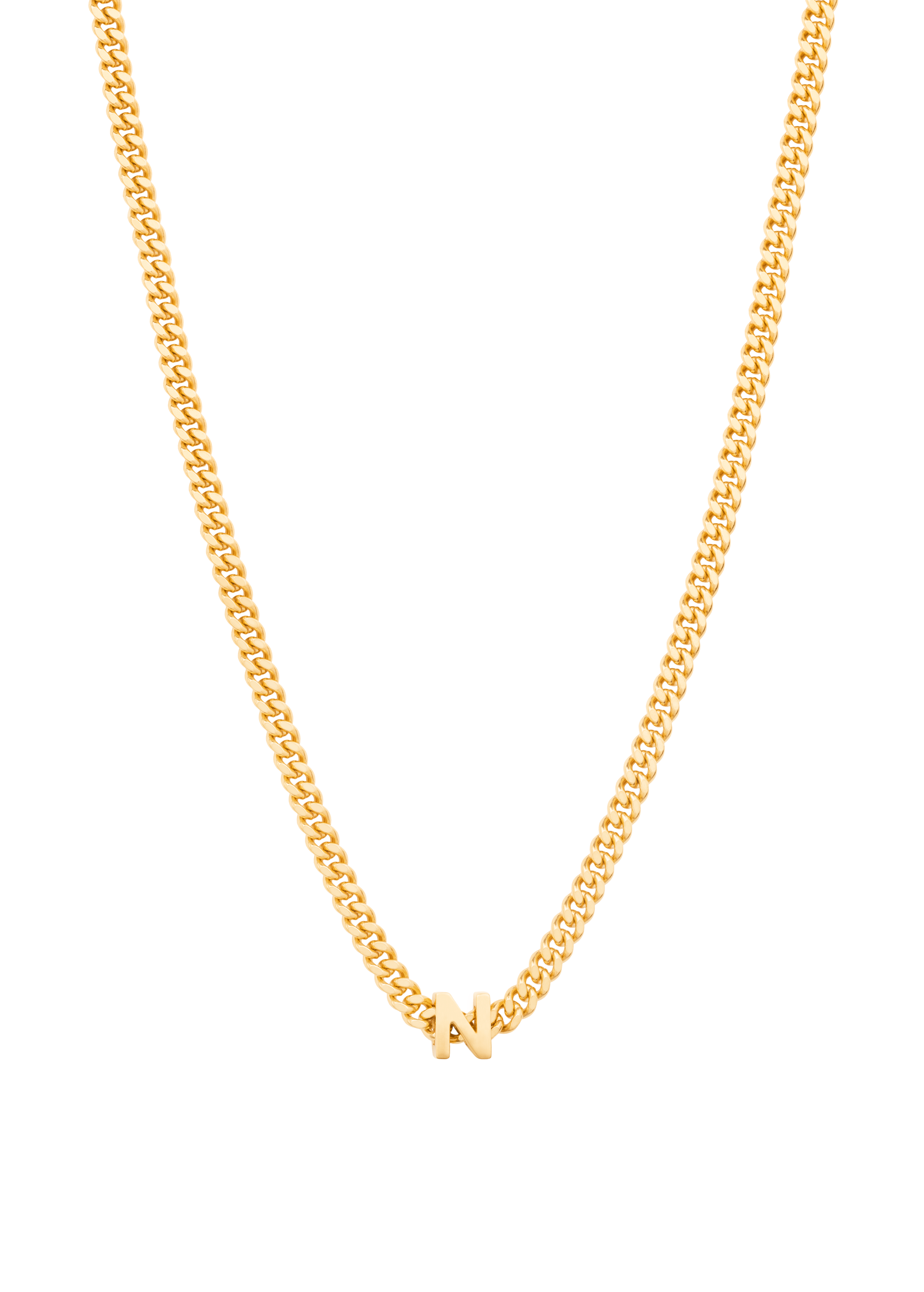 alphabet collar con colgante N