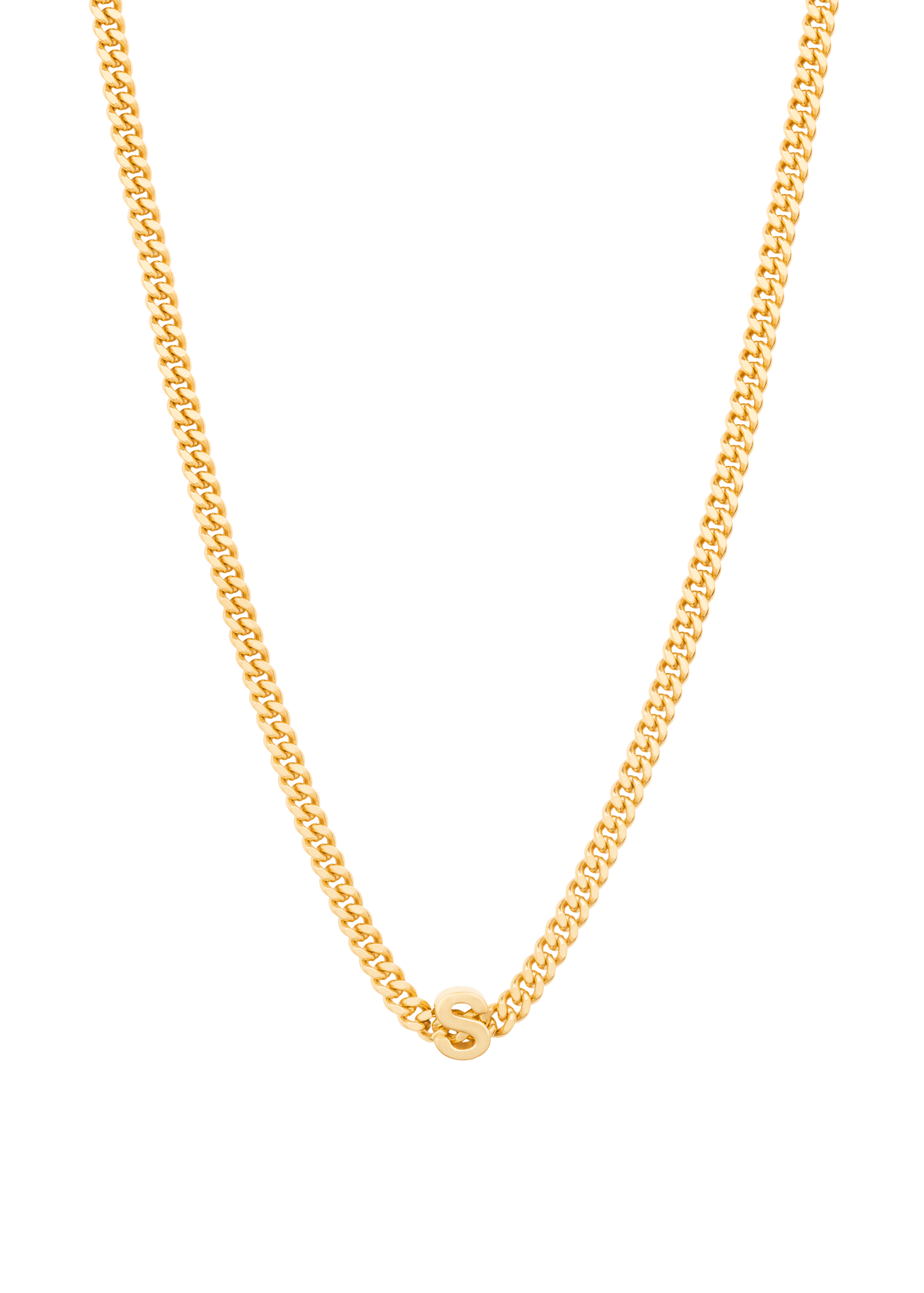 alphabet collar con colgante S