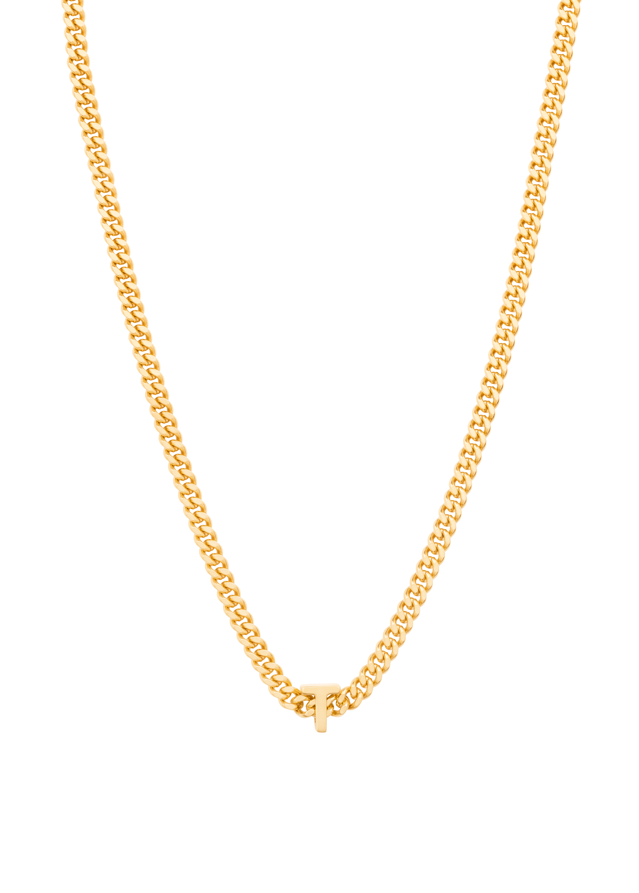 alphabet collar con colgante T