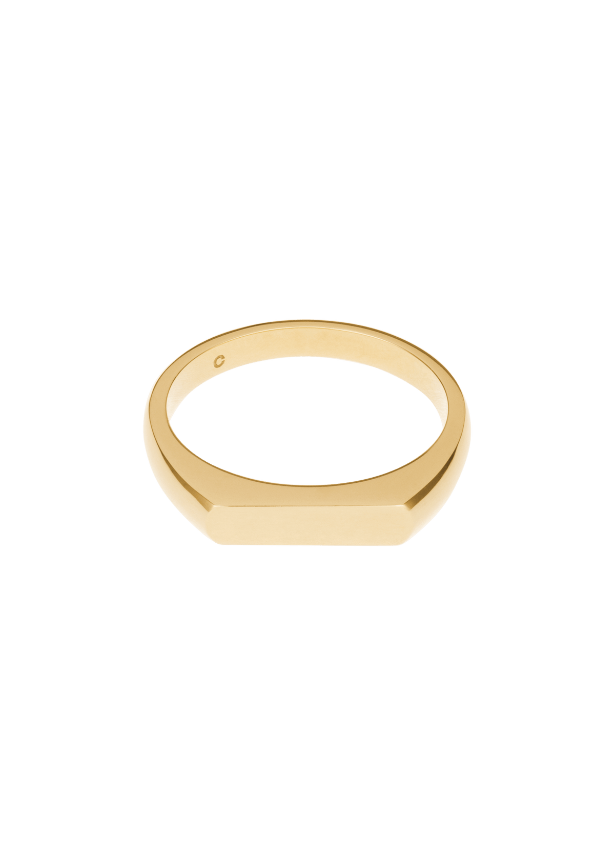 anillo ancho 18k Anillos