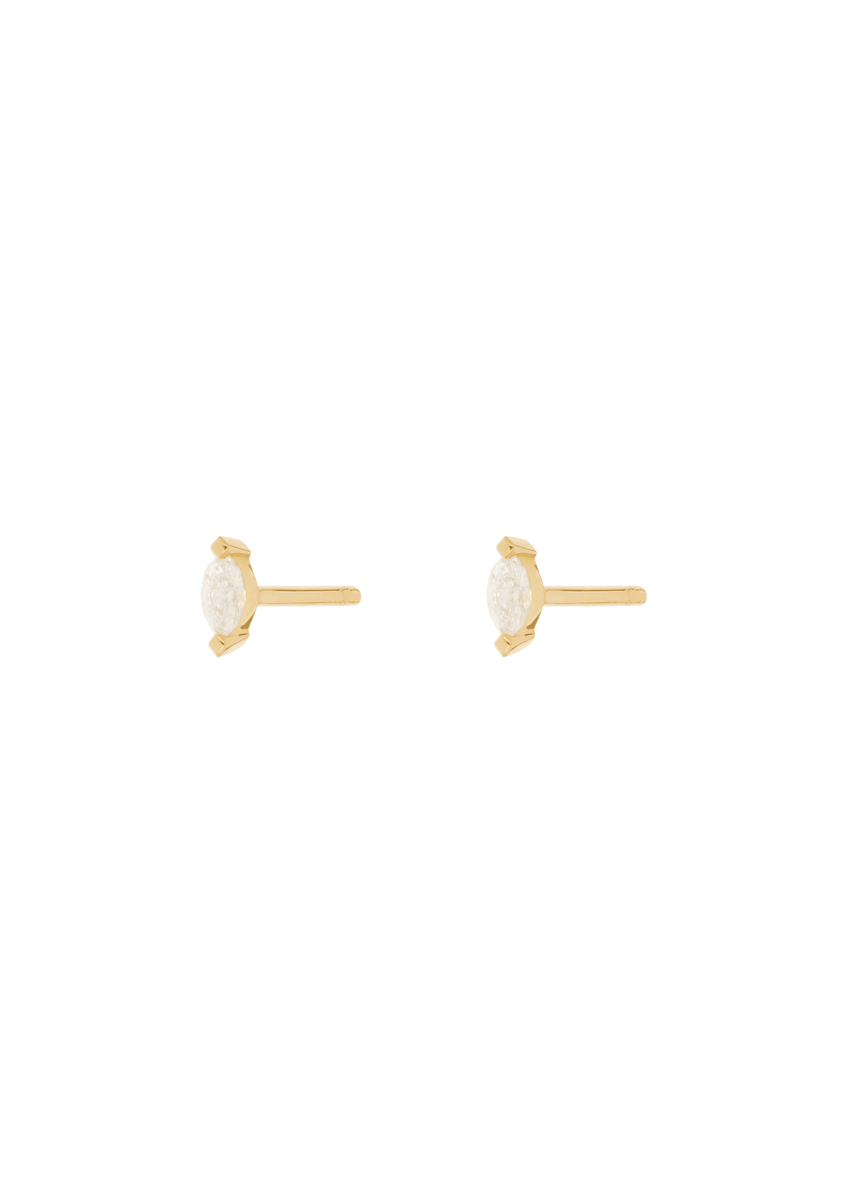 pendientes de diamante en forma de pera 18k Pendientes