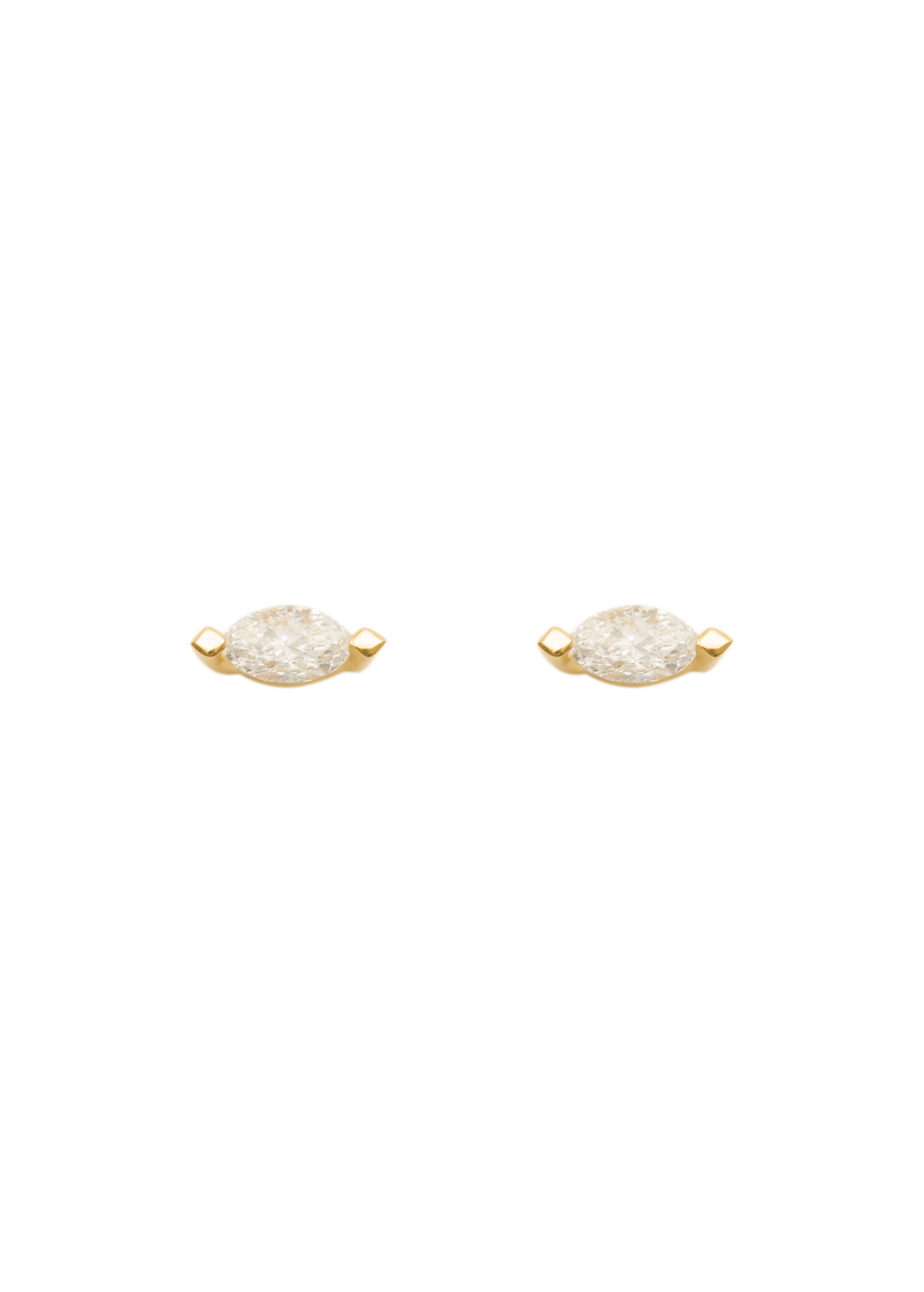 pendientes pear diamond 18k