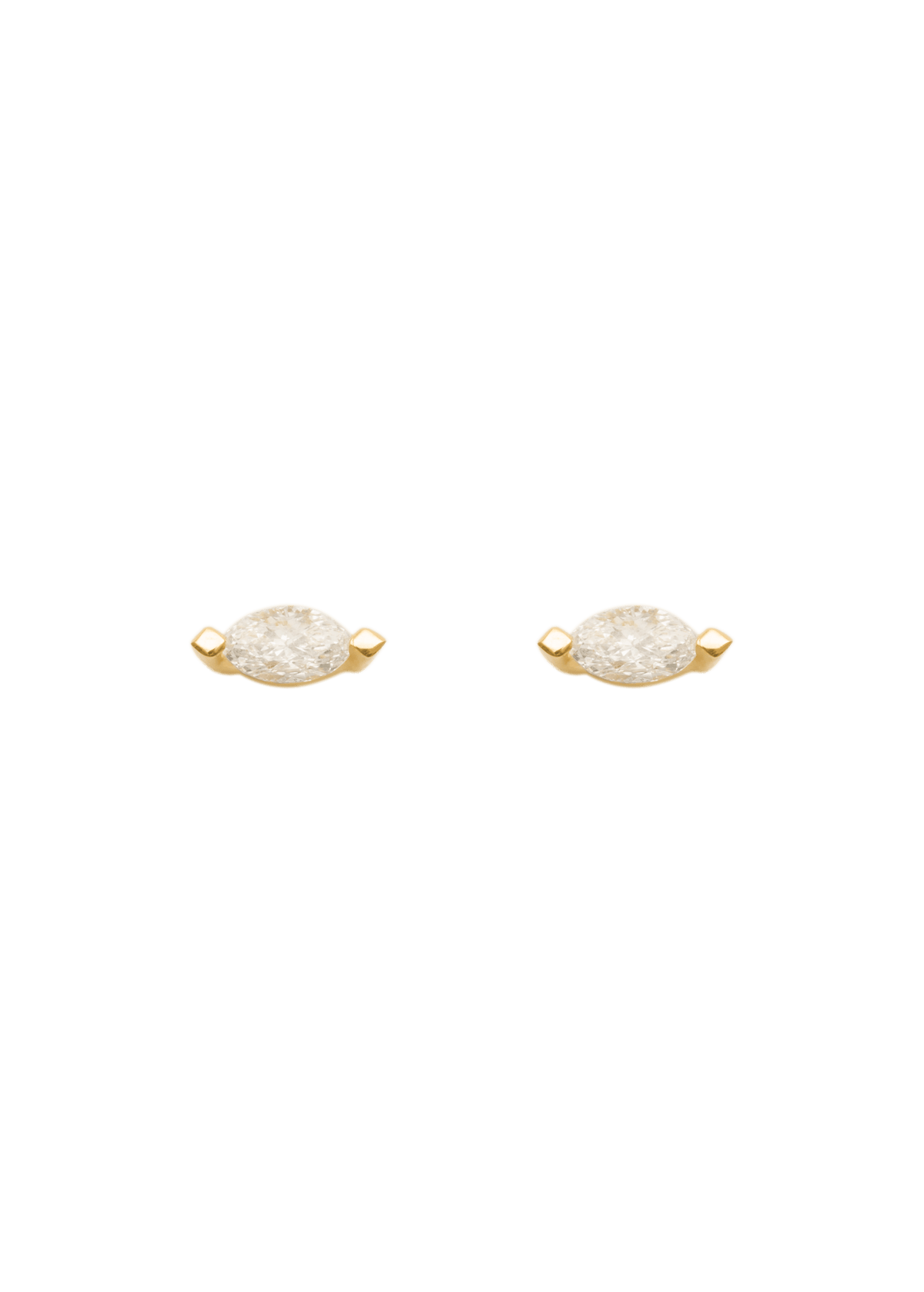 pendientes de diamante en forma de pera 18k Pendientes