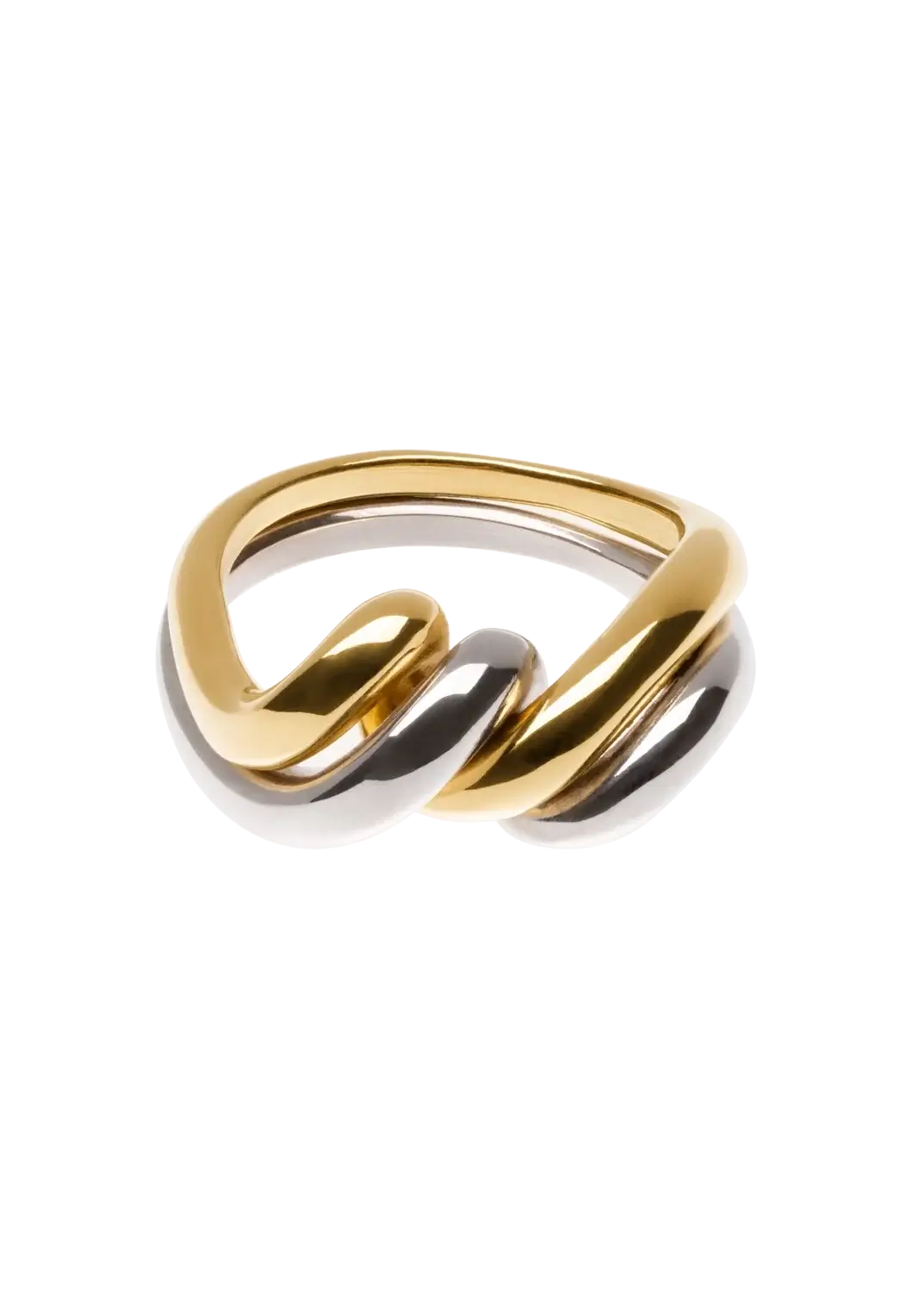 anillo doble bicolor Anillos