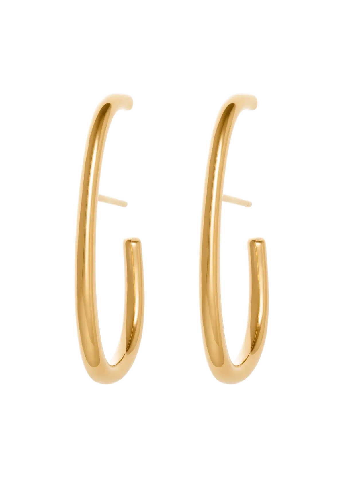 Elara Oval Hoops Earrings