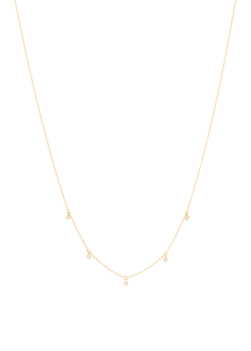 collar five lucky diamantes 18k