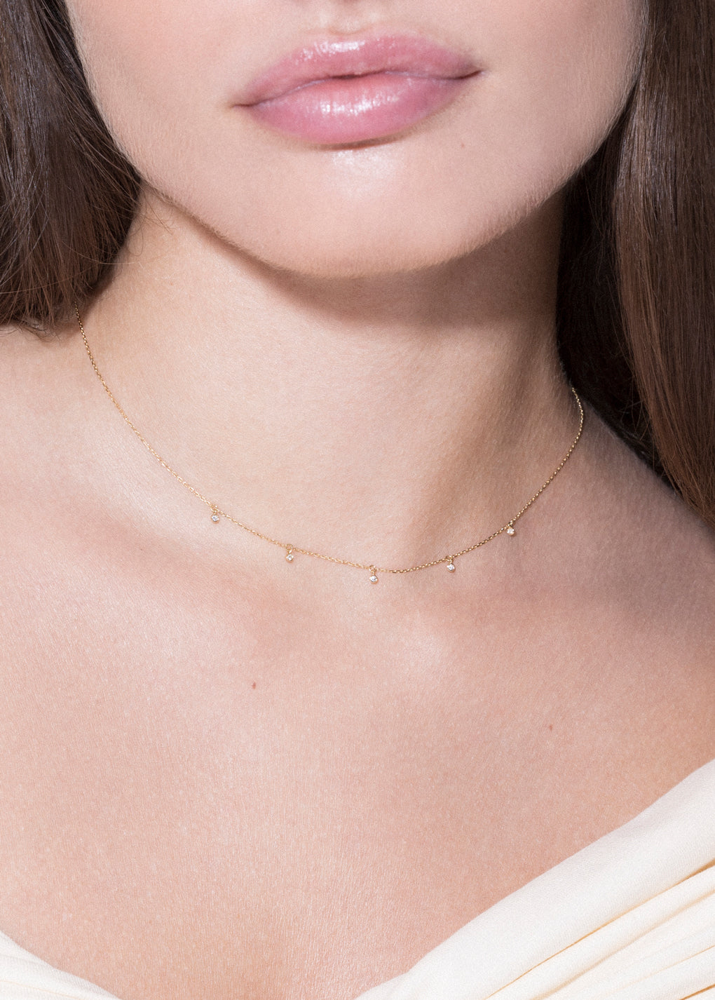 collar five lucky diamantes 18k