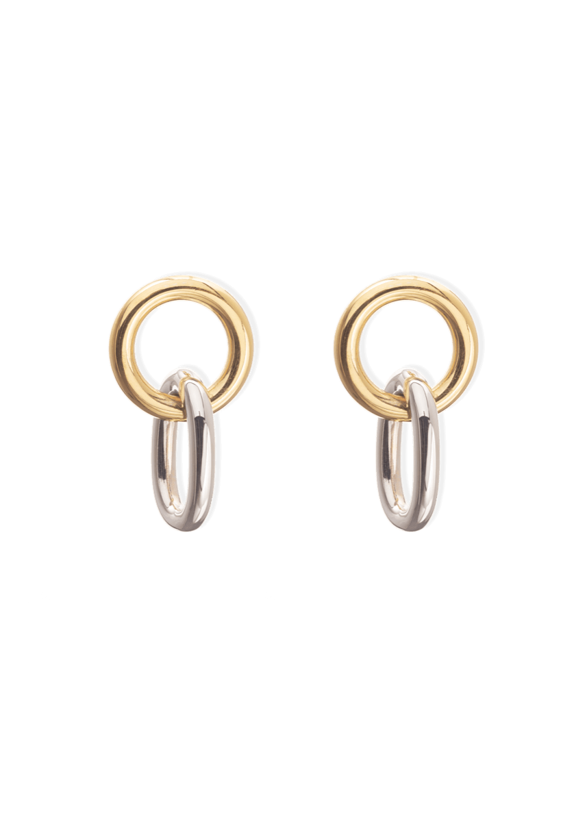 pendientes bicolor gilda Pendientes