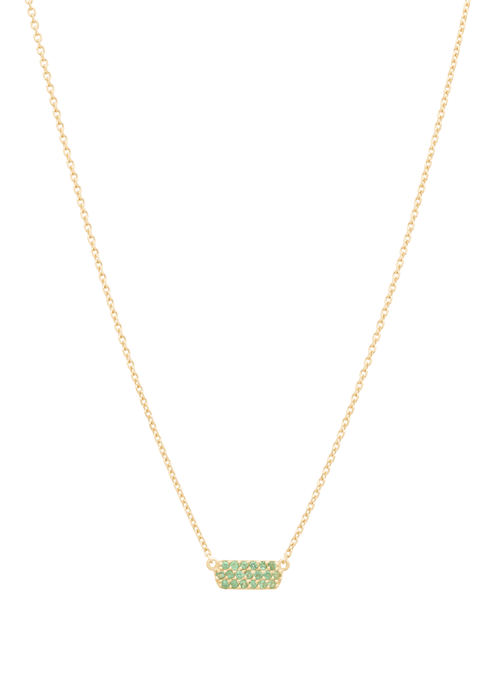 Hannah necklace 18k emerald Necklaces