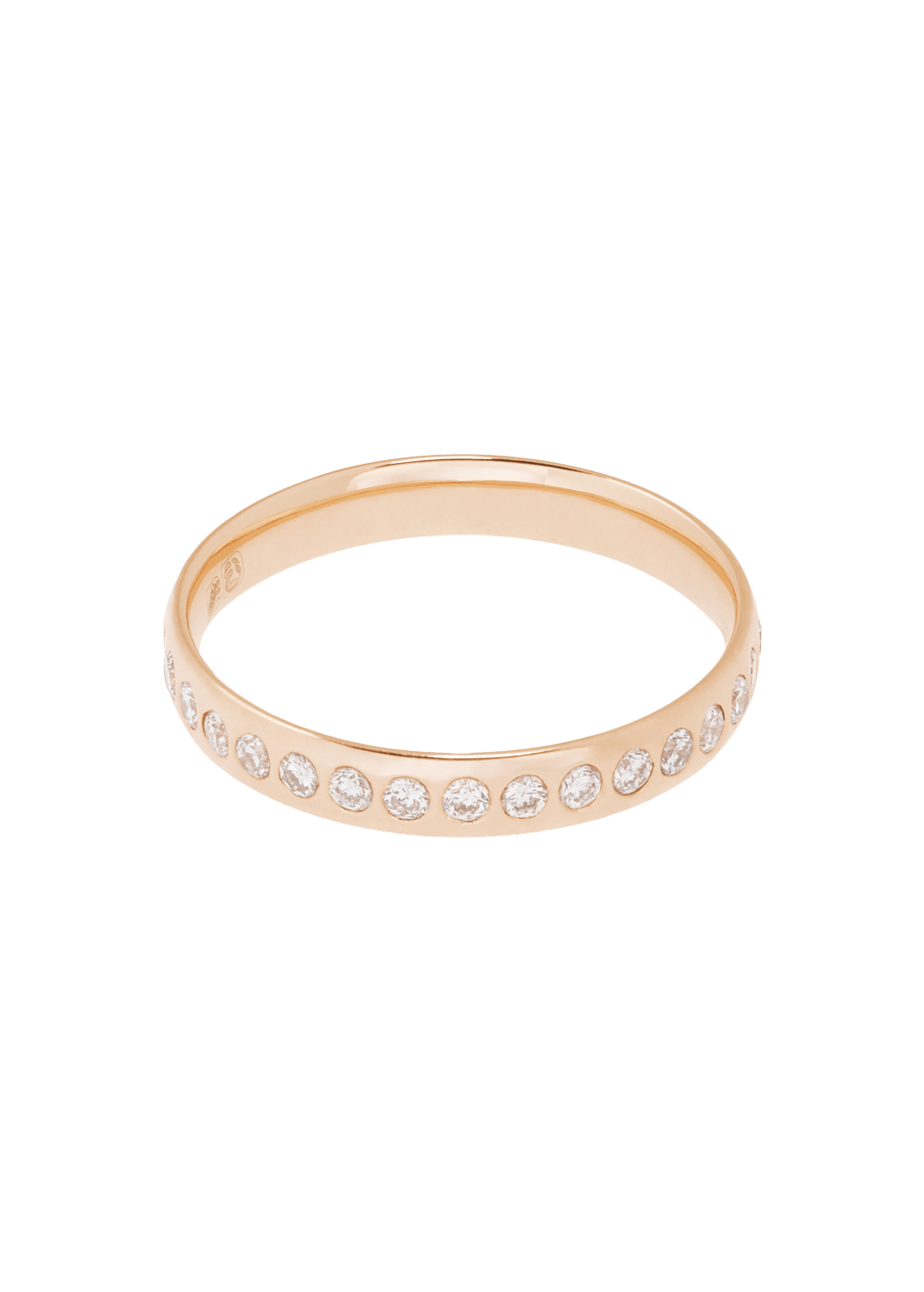 nosotros anillo de compromiso de múltiples diamantes de 18k