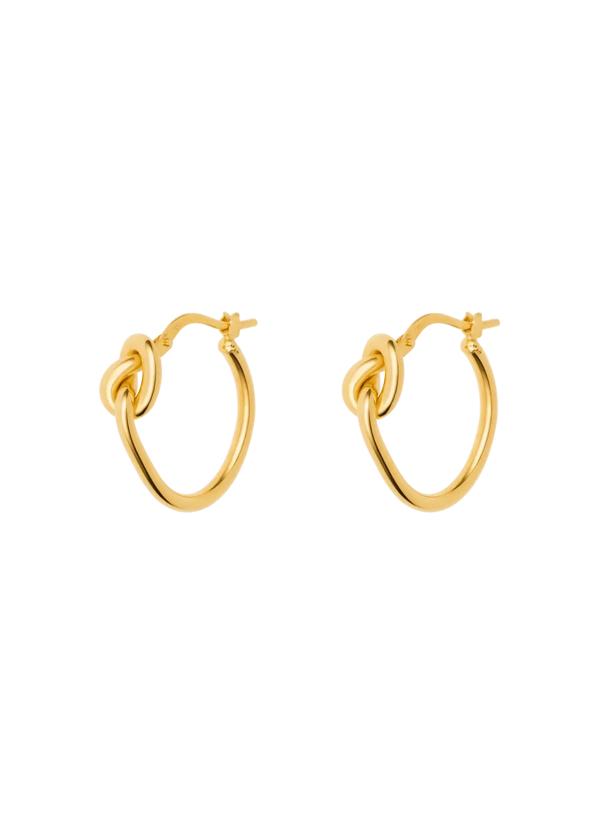 pendientes lucilla knot huggies