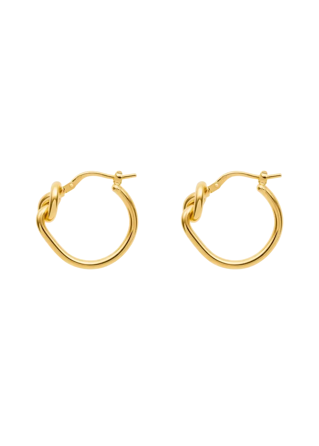 pendientes lucilla knot huggies