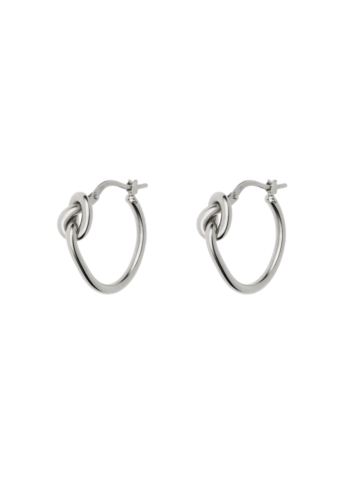 pendientes lucilla knot huggies