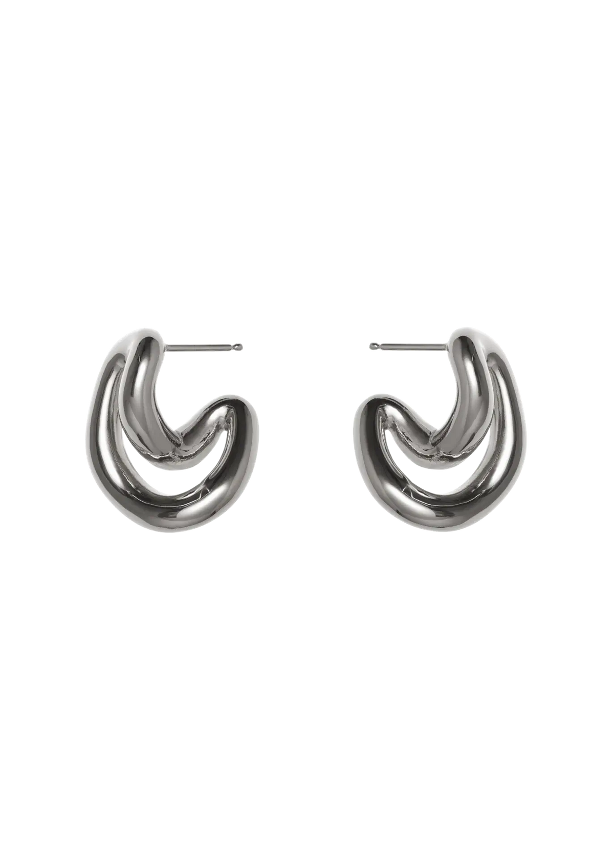 Pendientes Espiral Luna Pendientes