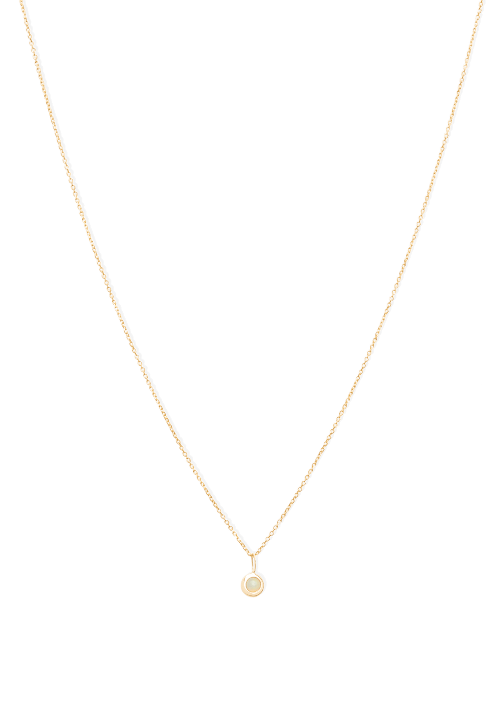 collar de imitación 18k ópalo Collares