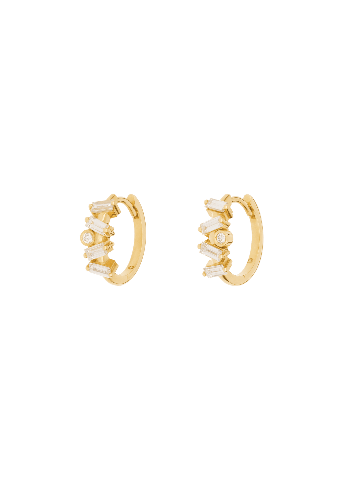 pendientes de diamantes en forma pendientes de 18k