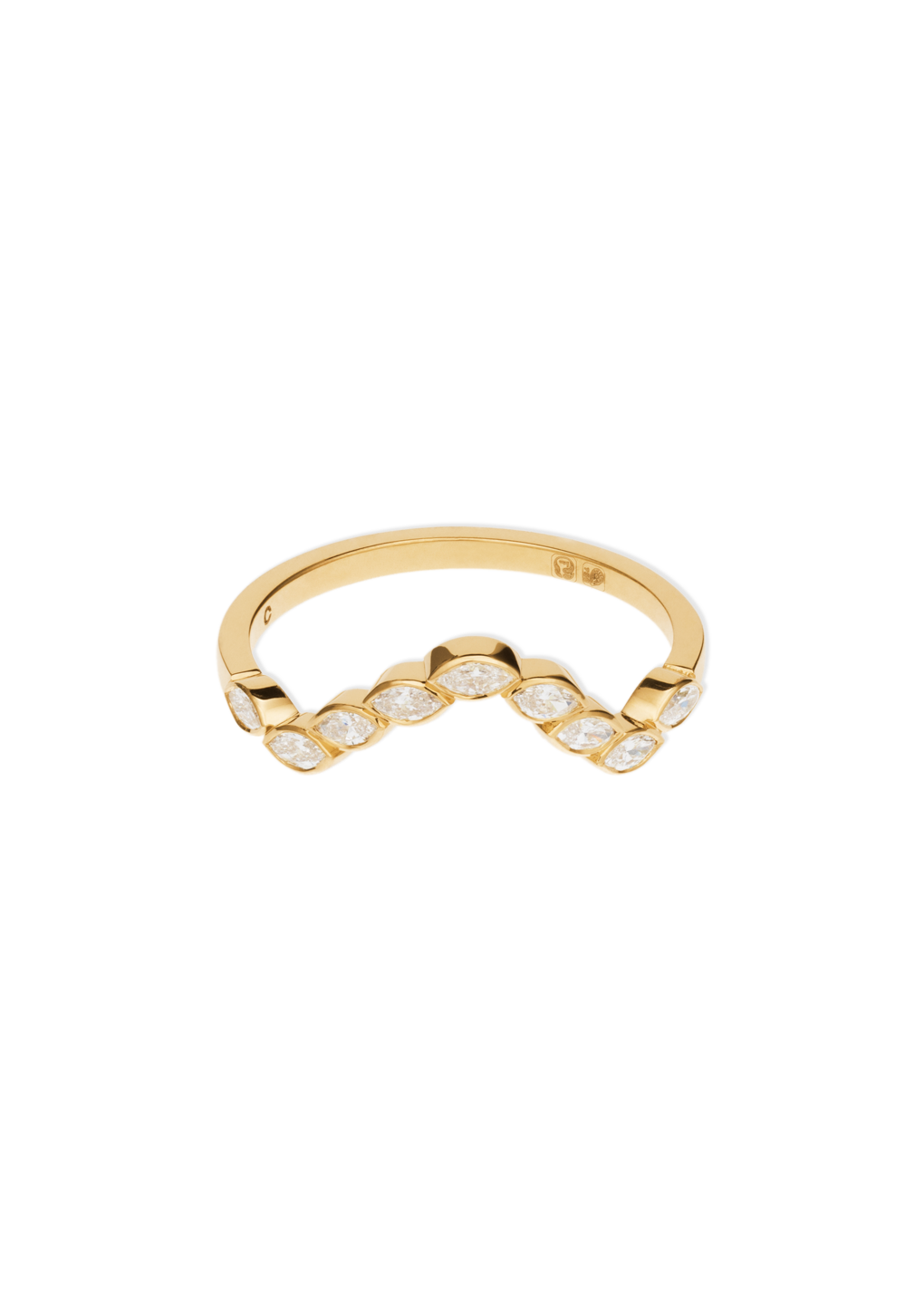 anillo teresa 18k diamante