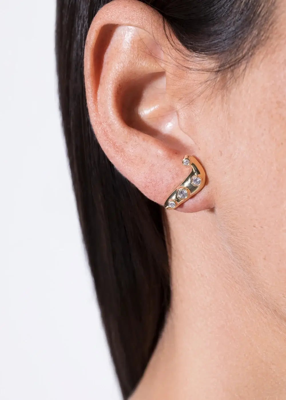 Unending 18k diamond earrings Earrings