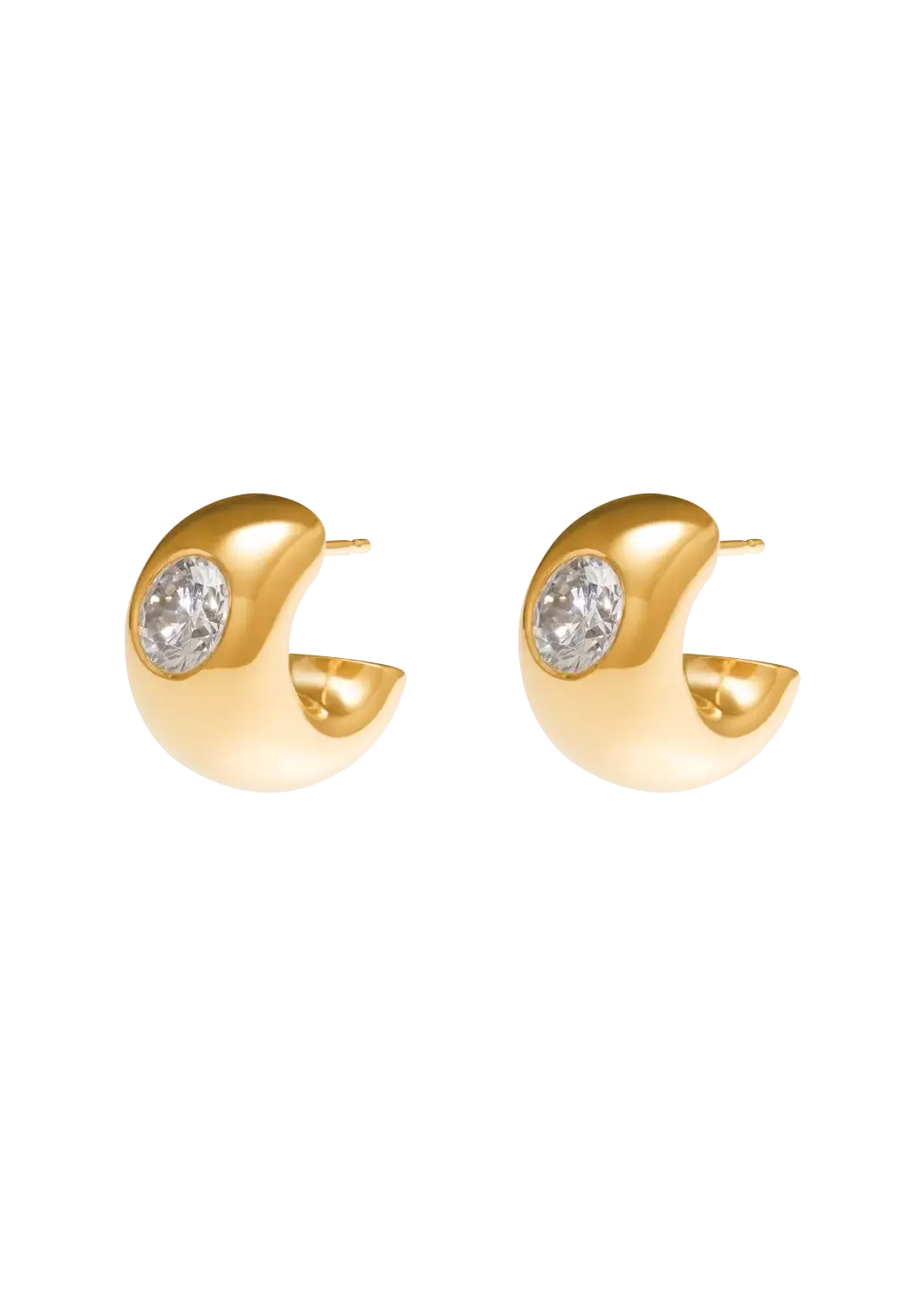 pendientes aros pequeños halo violeta