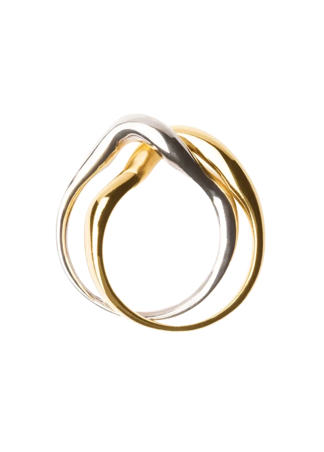 anillo doble tejido Anillos