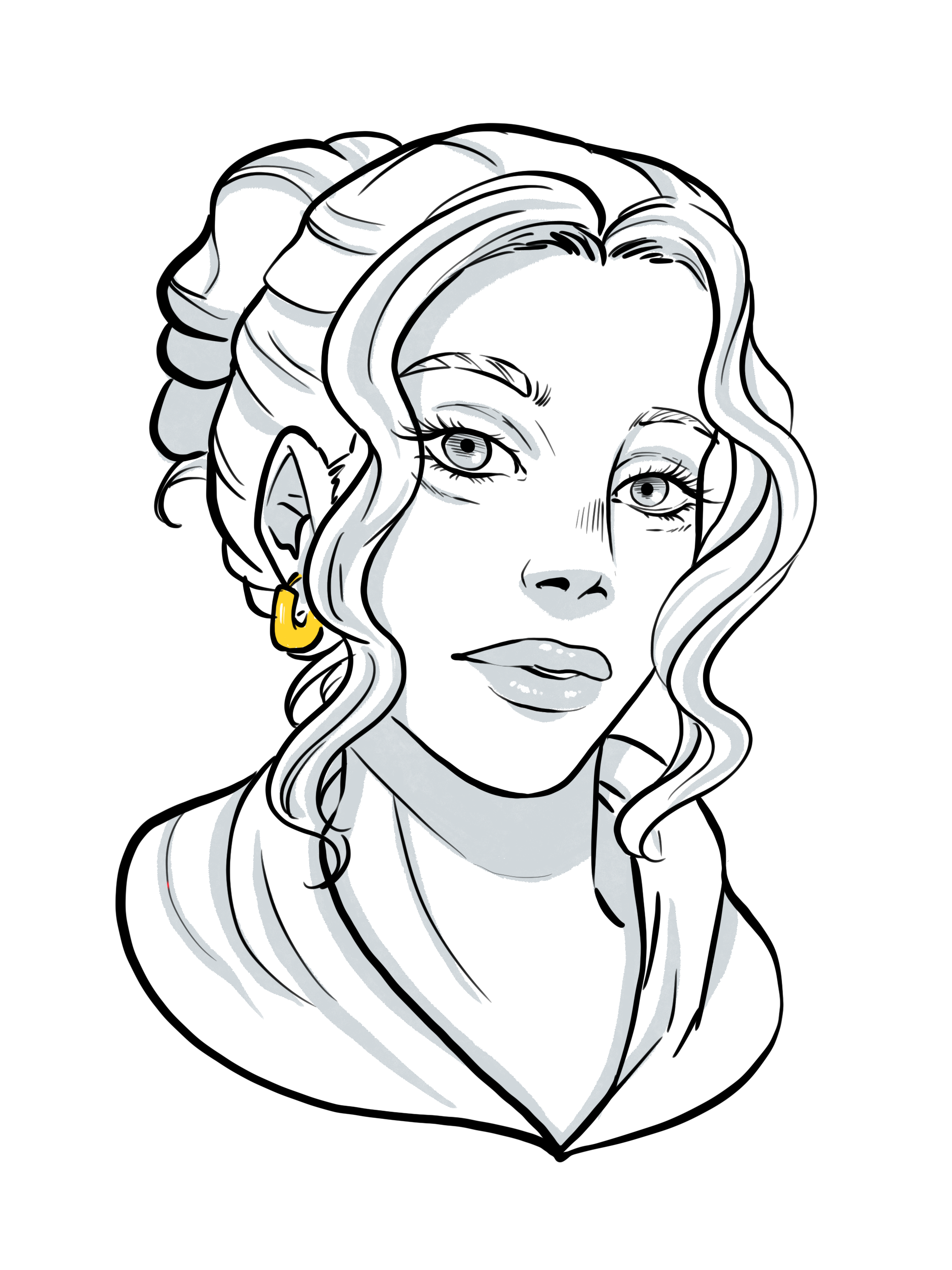 Huggies dourados minimalistas para sempre