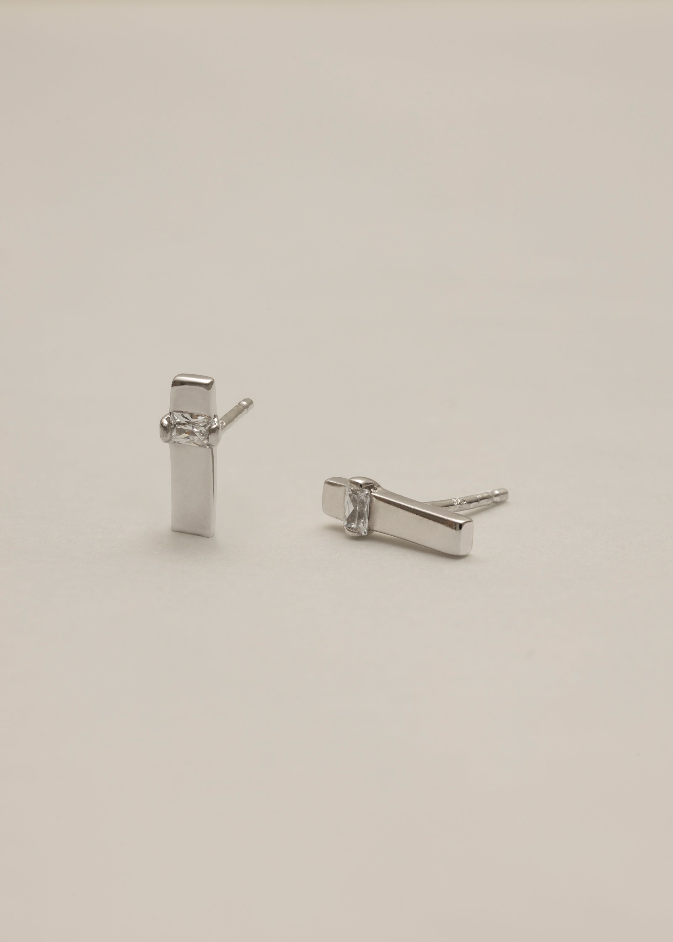 gi earrings in silver