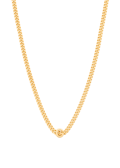 alphabet necklace with pendant G in gold