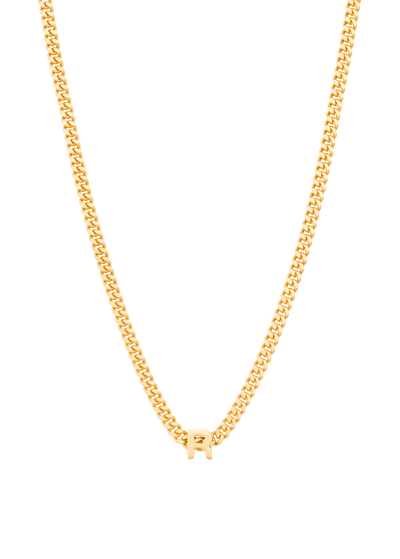 alphabet necklace with pendant R Necklaces