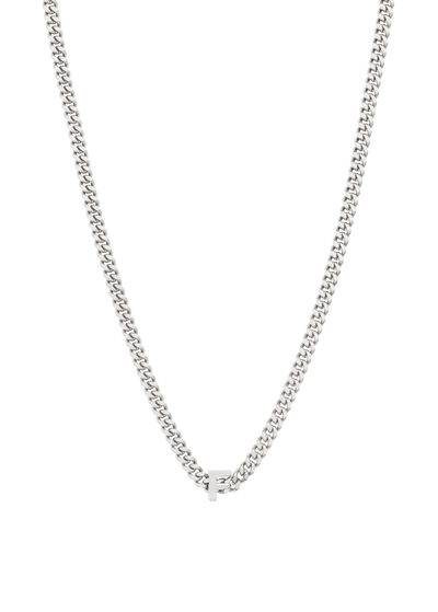 collar con colgante de letra F Collares