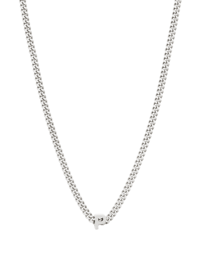 alphabet necklace with pendant P Necklaces