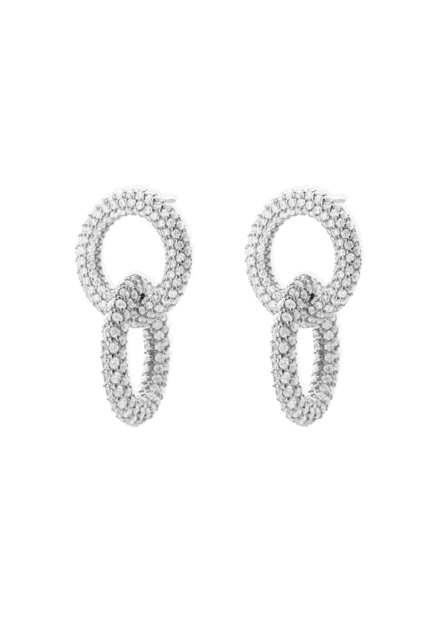 andreea earrings in silver