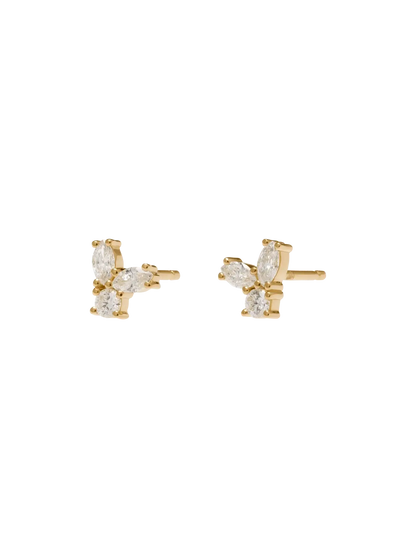 pendientes aurora de diamantes 18k Pendientes