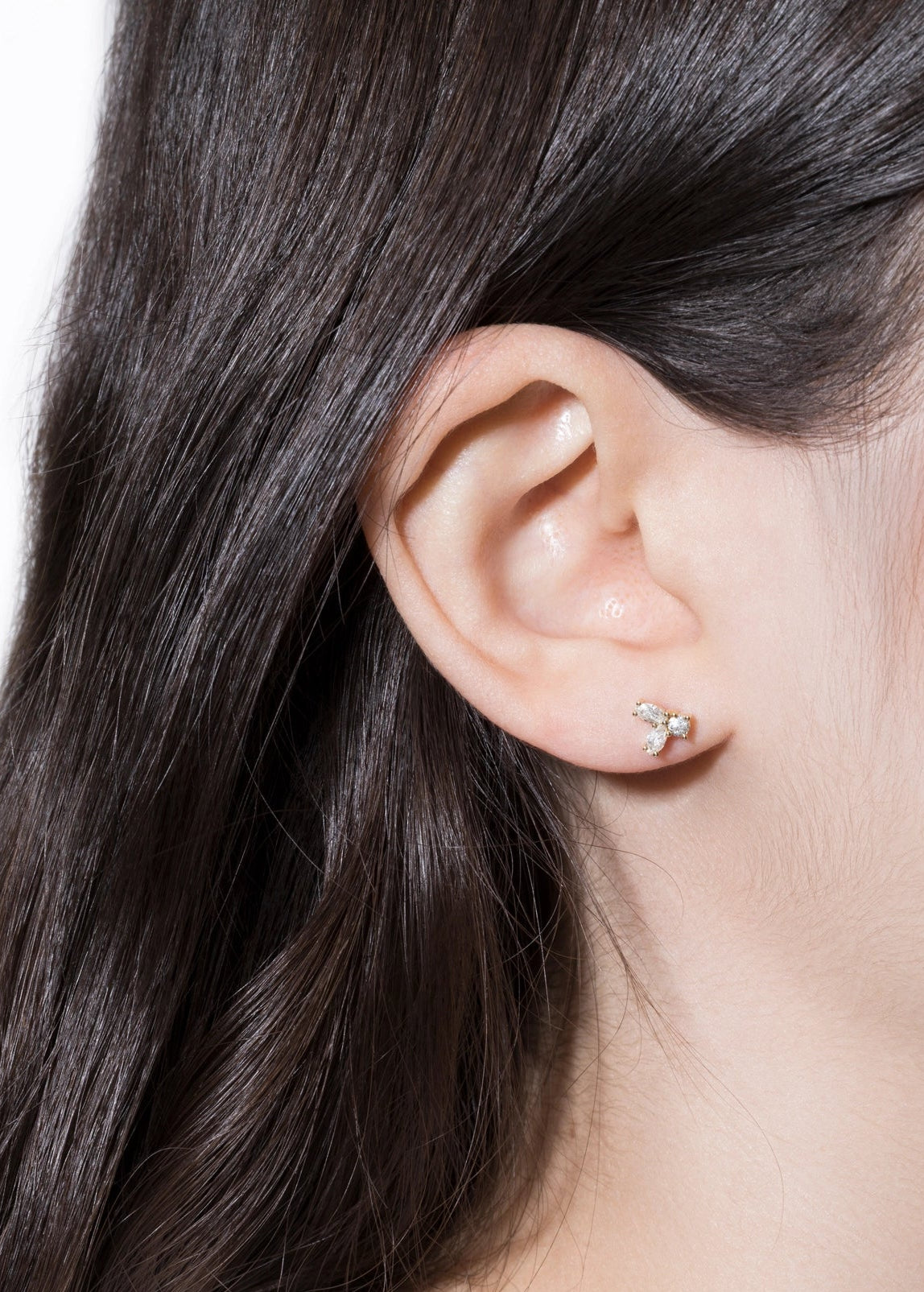 pendientes aurora de diamantes 18k Pendientes