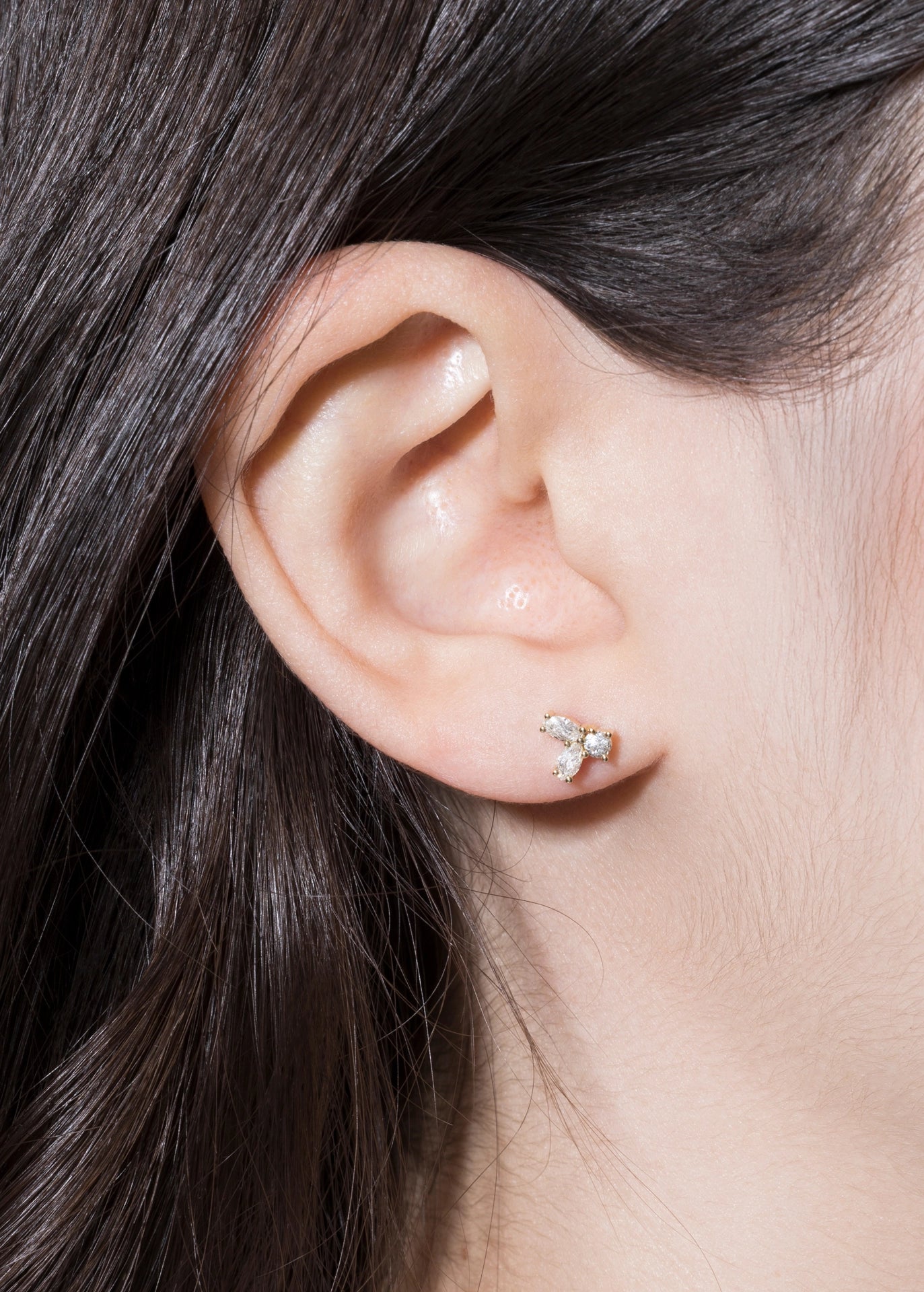 pendientes aurora de diamantes 18k Pendientes