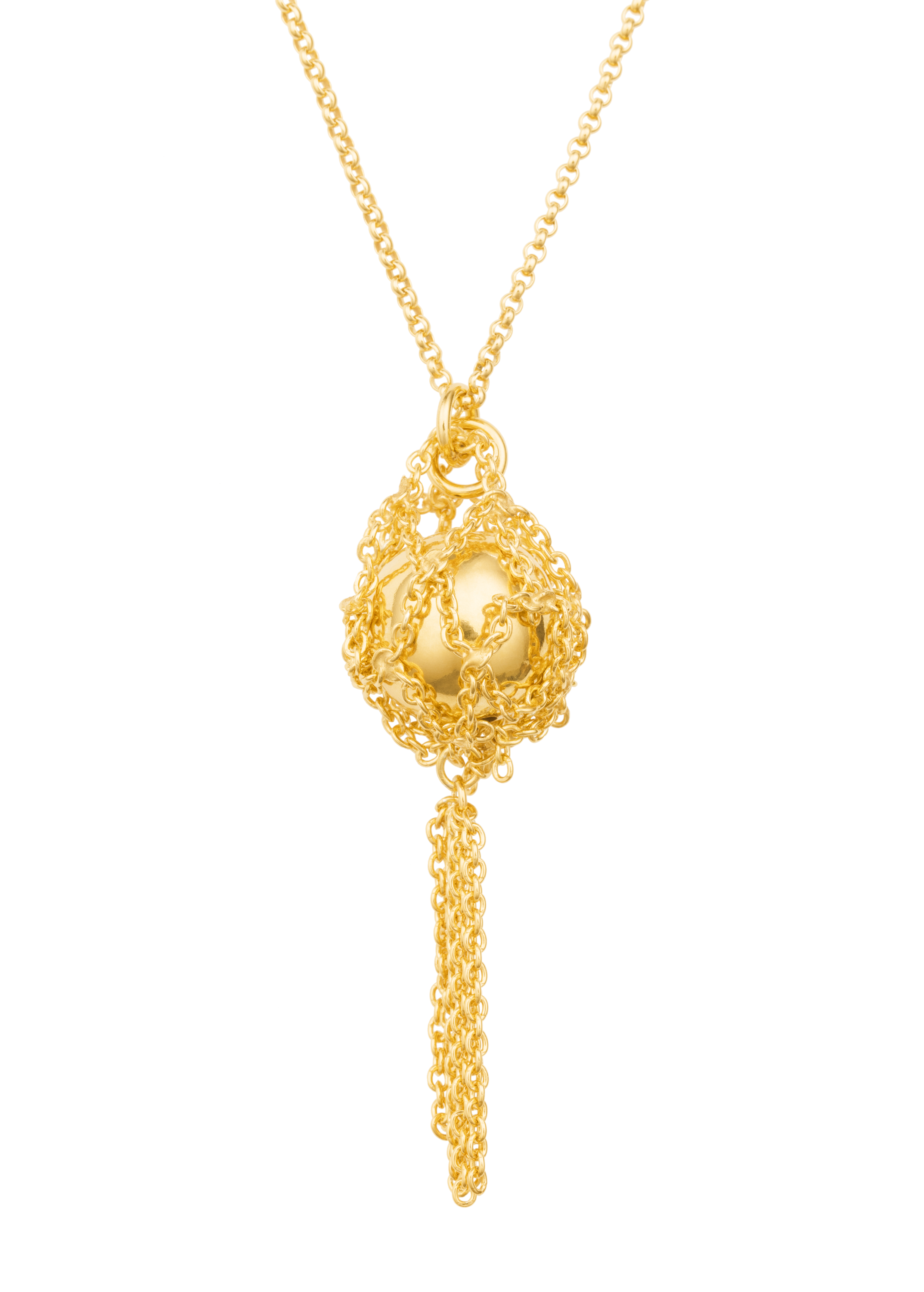 baidu necklace in gold