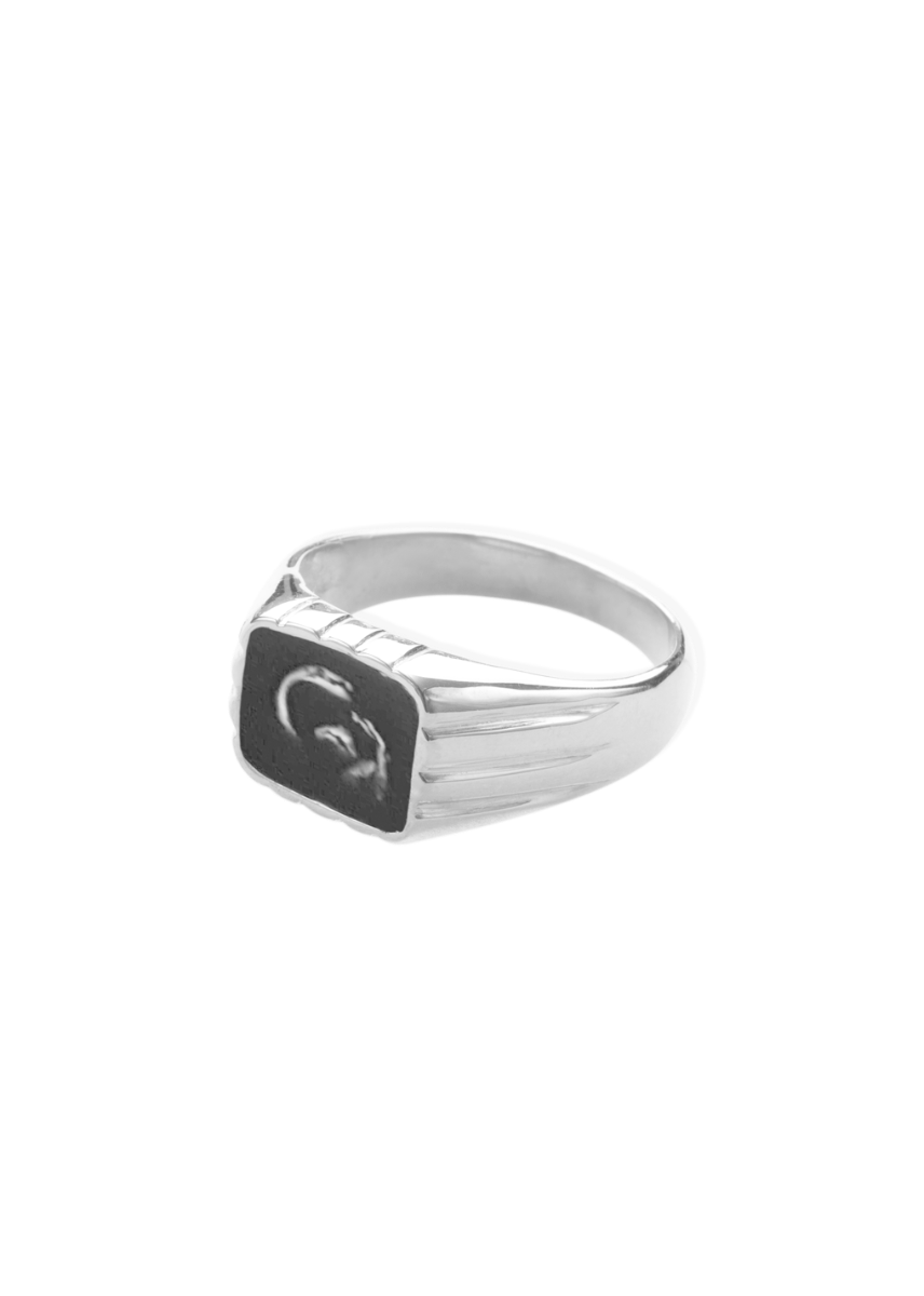 calder ring in silver