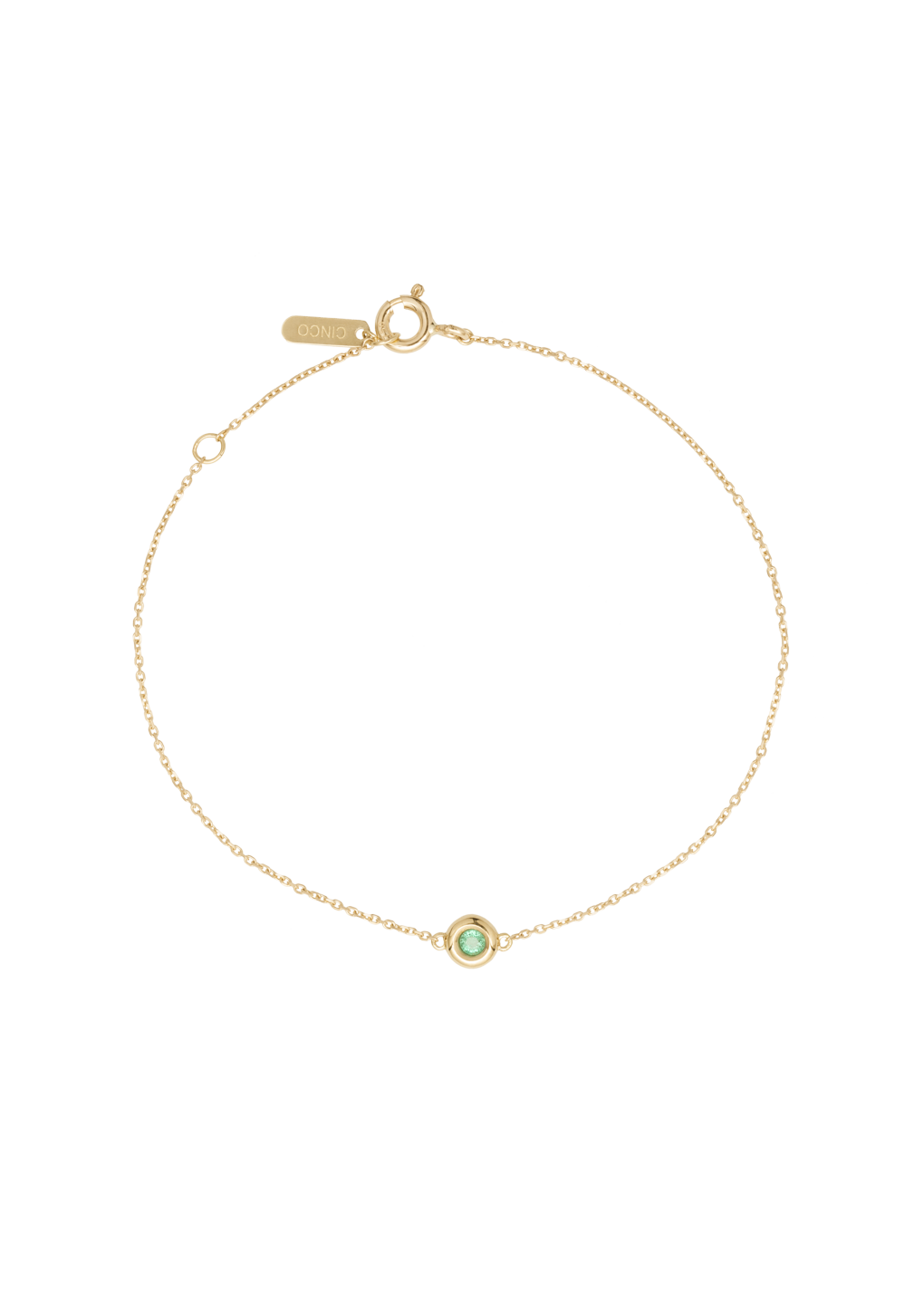 pulsera chris 18k esmeralda